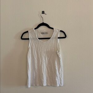 Abercrombie & Fitch White Tank Top